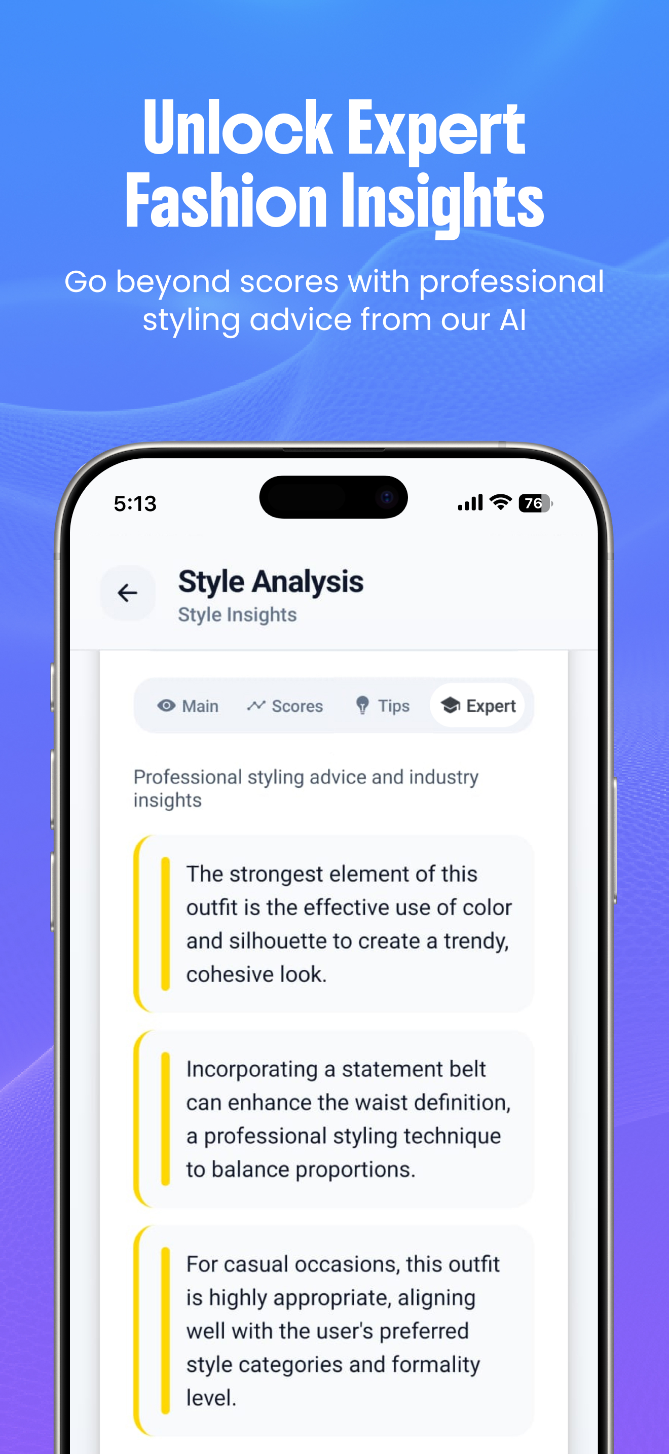Expert fashion insights